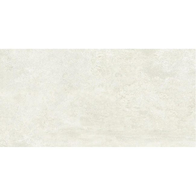 Leroymerlin Piastrella da pavimento e rivestimento interno ed esterno rettificato Concraft in gres porcellanato opaco bianco 120 x 60cm Sp. 9.2 mm traffico molto intenso (pei 5/5) R10 Prezzo Ridotto