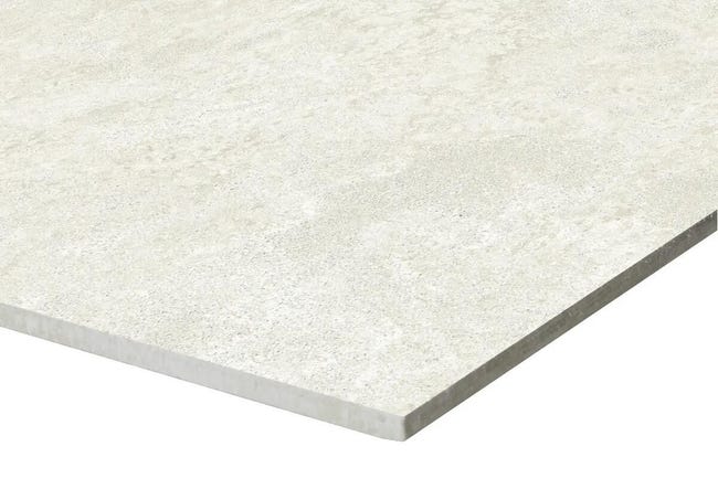 Leroymerlin Piastrella da pavimento e rivestimento interno ed esterno rettificato Concraft in gres porcellanato opaco bianco 120 x 60cm Sp. 9.2 mm traffico molto intenso (pei 5/5) R10 Prezzo Ridotto