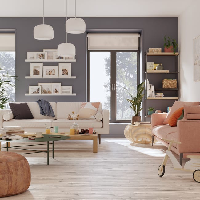 Leroymerlin Pavimento laminato ARTENS DESIGN Waterton grigio resistente all'acqua Sp 8mm Sconto