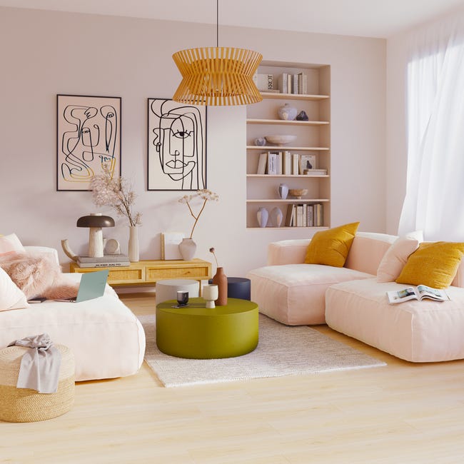 Leroymerlin Pavimento laminato ARTENS DESIGN Kenmare beige resistente all'acqua Sp 8mm Economico
