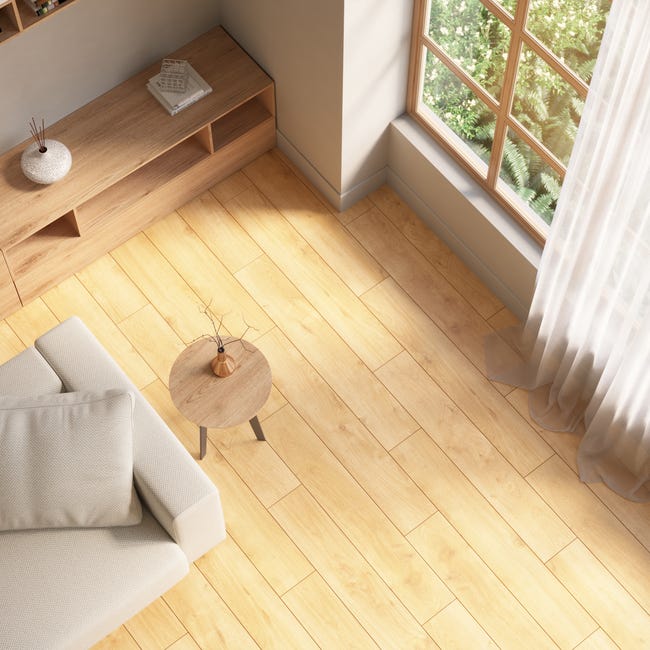 Leroymerlin Pavimento laminato ARTENS DESIGN Dunmore marrone resistente all'acqua Sp 8mm Offerta speciale