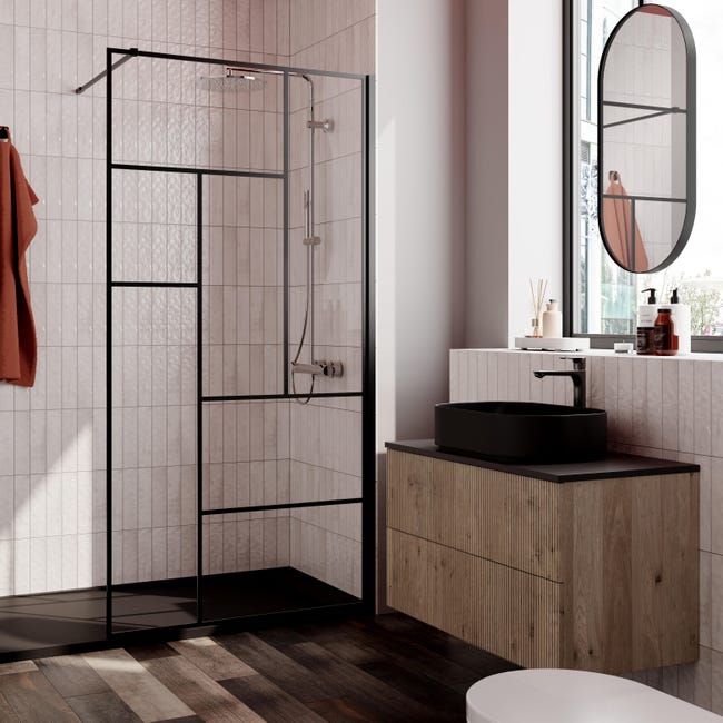 Leroymerlin Piastrella da pavimento e rivestimento interno ARTURI in gres naturale smaltato opaco multicolore 15 x 90cm Sp. 8.8 mm traffico medio forte (pei 3/5) R9 Saldi Di Fabbrica