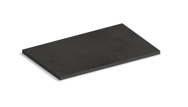 Leroymerlin Piastrella da pavimento e rivestimento interno rettificato Kaleidos in gres porcellanato smaltato opaco antracite 120 x 60cm Sp. 9 mm traffico intenso (pei 4/5) R9 Negozio
