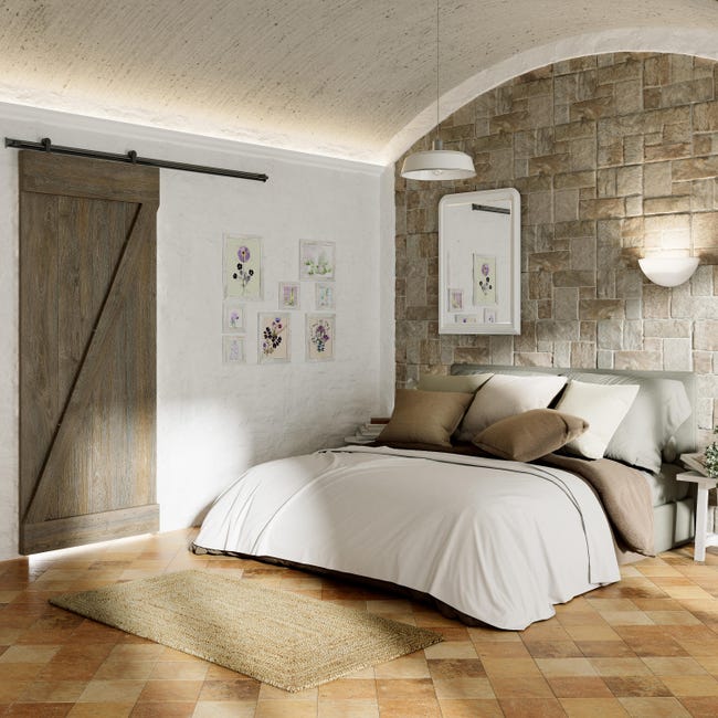Leroymerlin Rivestimento decorativo in gres porcellanato Muro di Siena beige da esterno Italy