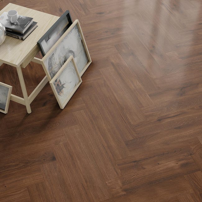 Leroymerlin Pavimento laminato ARTENS SPINA Monviso marrone Sp 8mm Italia