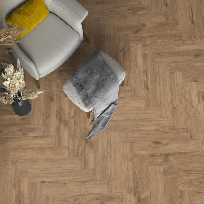 Leroymerlin Pavimento laminato ARTENS SPINA pordoi marrone Sp 8mm Promozione