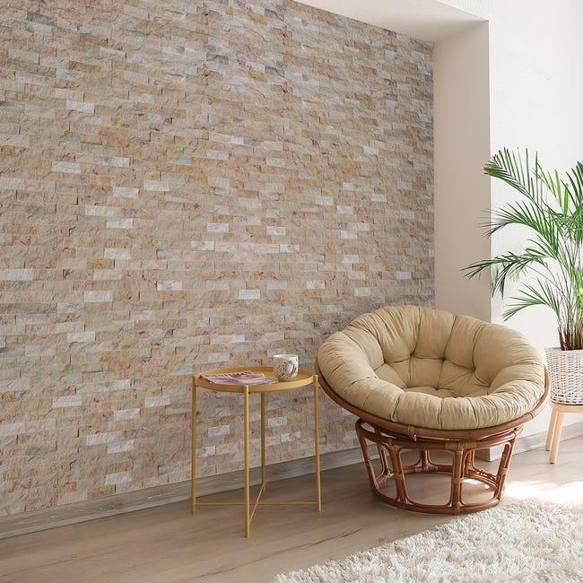Leroymerlin Rivestimento decorativo in pietra NATIMUR IVORY TRAVERTIN 0.48 M2 beige/crema da interno / esterno Consegna Veloce