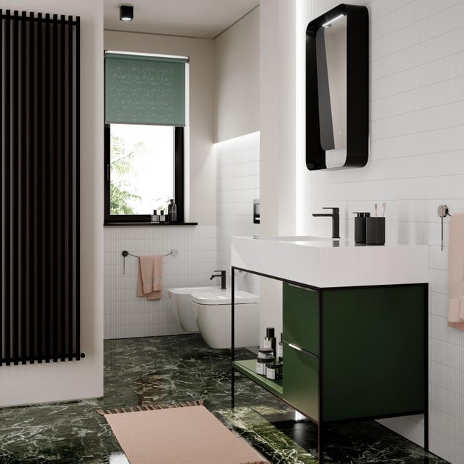 Leroymerlin Piastrella da pavimento e rivestimento interno rettificato Marble Vision in gres porcellanato smaltato lappato verde 60 x 60cm Sp. 9 mm traffico medio forte (pei 3/5) Shopping Online