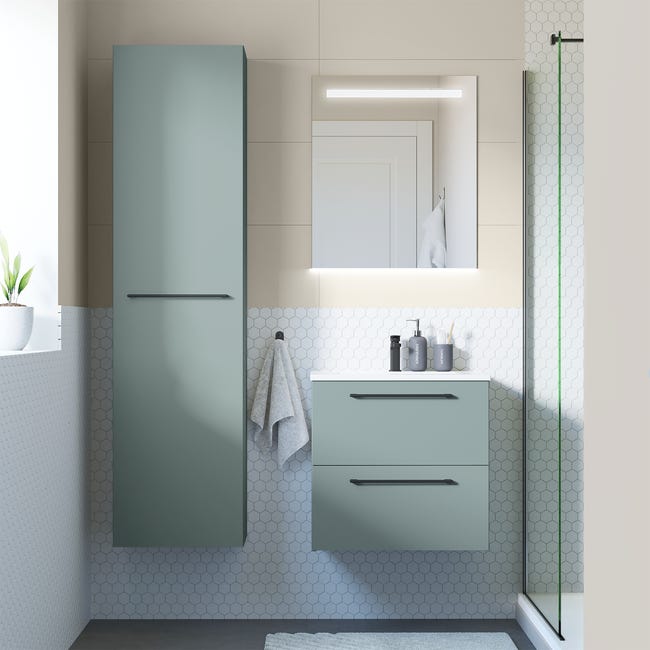 Leroymerlin Anta mobile da bagno verde SENSEA L 45 x H 172.9 x Sp 1.8 cm Novità