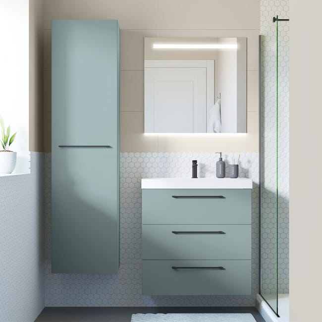 Leroymerlin Anta mobile da bagno verde SENSEA L 45 x H 172.9 x Sp 1.8 cm Novità