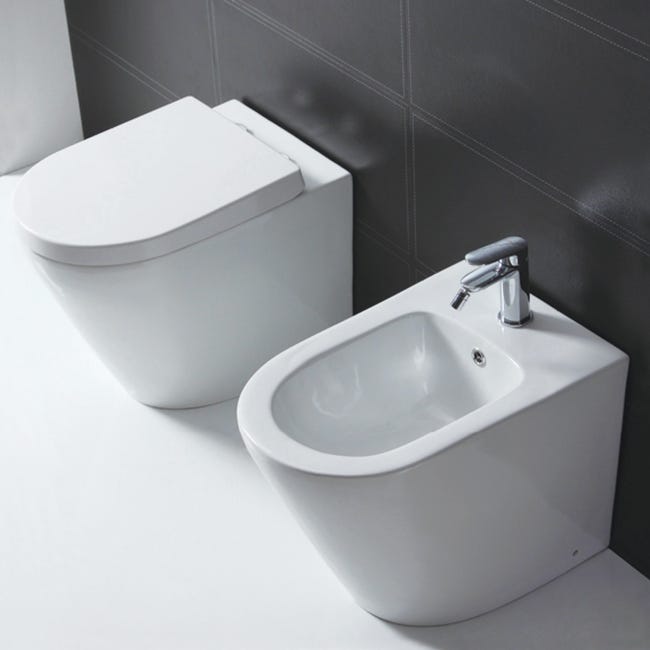 Leroymerlin Bidet filomuro compacta SENSEA bianco lucido Sconto