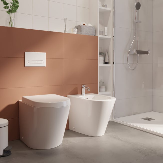 Leroymerlin Bidet filomuro compacta SENSEA bianco lucido Sconto