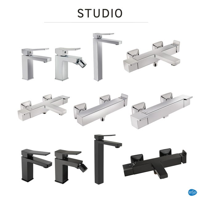 Leroymerlin Rubinetto per bidet Studio cromato lucido SENSEA Offerta