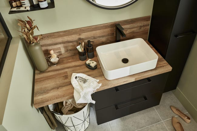 Leroymerlin Rubinetto per lavabo Studio nero cromato opaco SENSEA H 35 cm ACQUISTA ORA