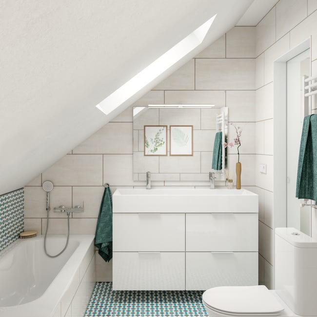 Leroymerlin Rubinetto per lavabo a canna media Essential cromato lucido SENSEA H 15.05 cm Saldi