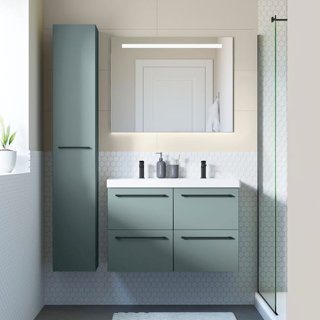 Leroymerlin Anta mobile da bagno verde SENSEA L 30 x H 172.9 x Sp 1.8 cm 2025