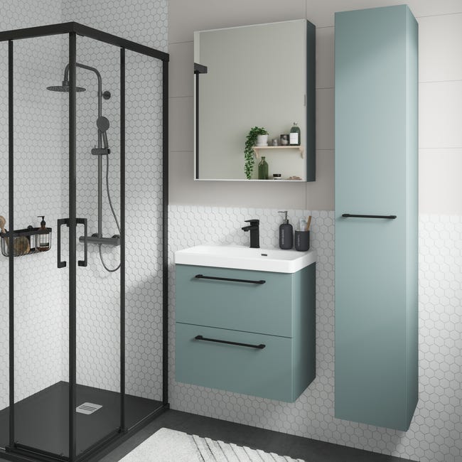 Leroymerlin Anta mobile da bagno verde SENSEA L 30 x H 172.9 x Sp 1.8 cm 2025