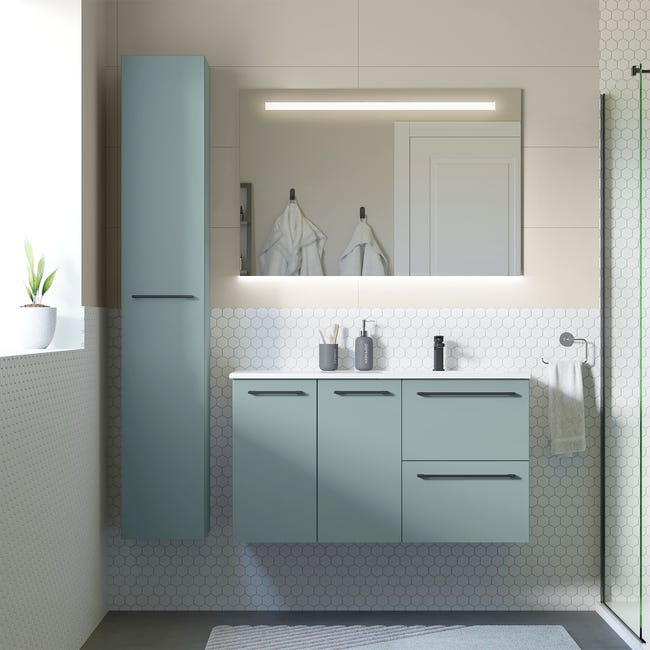 Leroymerlin Anta mobile da bagno verde SENSEA L 30 x H 172.9 x Sp 1.8 cm 2025