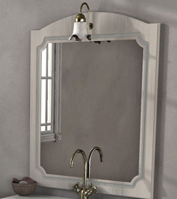 Leroymerlin Specchio Caravaggio rettangolare 80 x 100 cm Convenienza