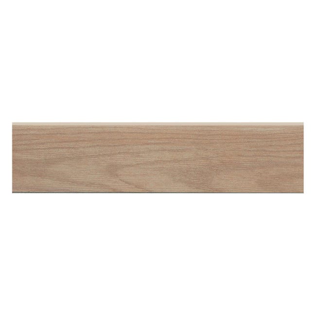 Leroymerlin Piastrella battiscopa Bois colore rovere H 8 x L 33 cm x Sp 8 mm Economico