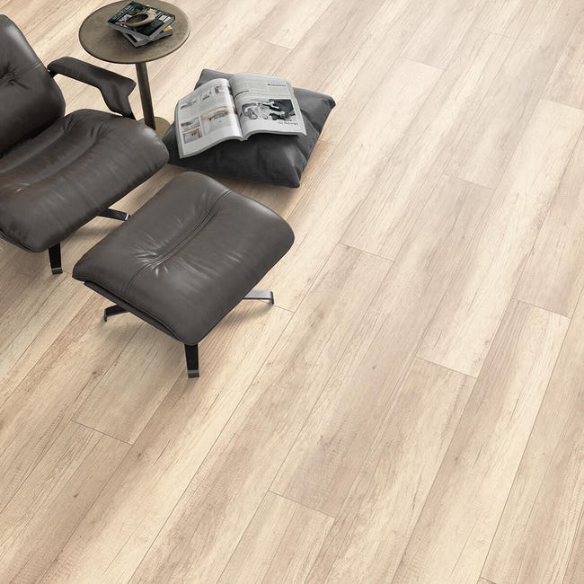 Leroymerlin Pavimento laminato ARTENS GREY OAK beige e grigio resistente all'acqua Sp 8mm Vendita Calda