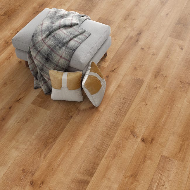 Leroymerlin Pavimento laminato ARTENS DESIGN WESTPORT larice chiaro resistente all'acqua Sp 10mm In Saldo