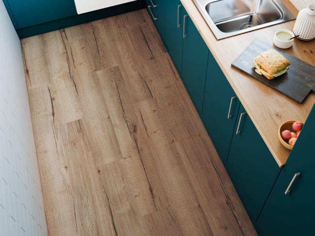 Leroymerlin Pavimento laminato ARTENS Orito marrone Sp 10mm Nuova