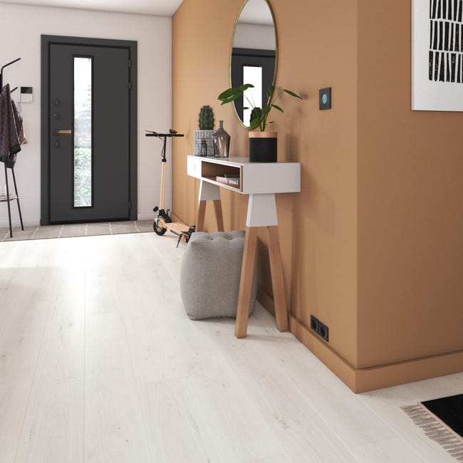 Leroymerlin Pavimento laminato ARTENS DESIGN Nisbet bianco Sp 8mm Nuova