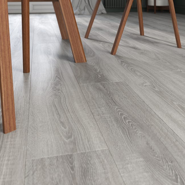 Leroymerlin Pavimento laminato ARTENS DESIGN Fernie grigio Sp 8mm Spedizione gratuita