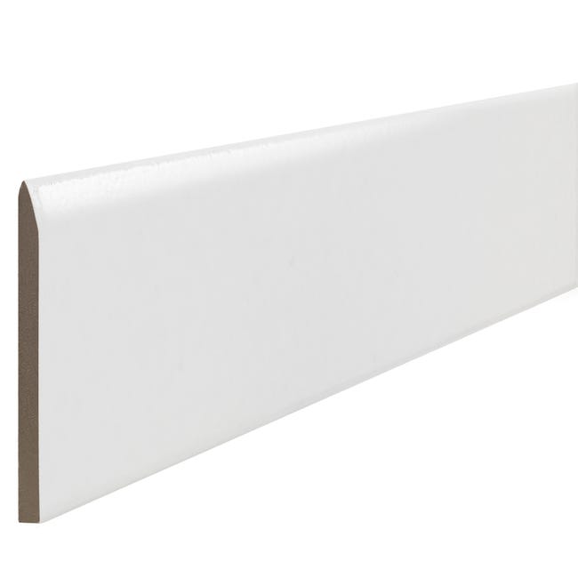 Leroymerlin Piastrella battiscopa colore bianco H 8 x L 33 cm x Sp 8 mm Negozio online di fabbrica