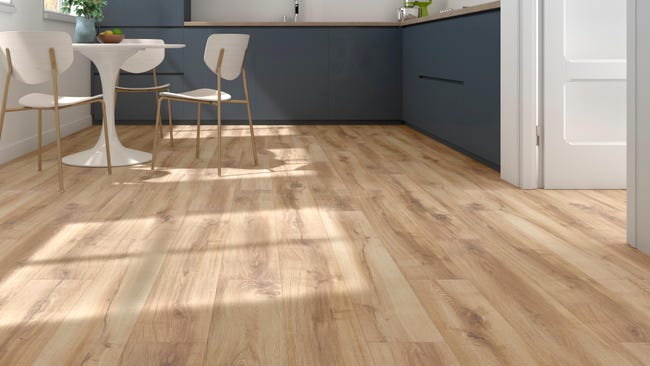 Leroymerlin Pavimento laminato ARTENS Zaragoza rovere naturale resistente all'acqua Sp 10mm Prezzo di fabbrica