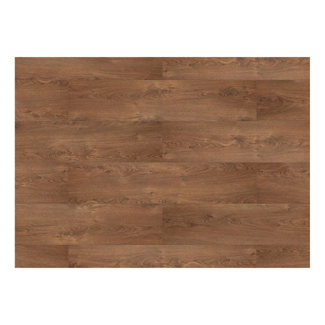 Leroymerlin Pavimento laminato ARTENS Oak redbrown marrone resistente all'acqua Sp 8mm Offerta Pasqua