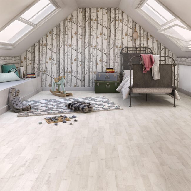 Leroymerlin Pavimento laminato ARTENS New Belen bianco Sp 7mm