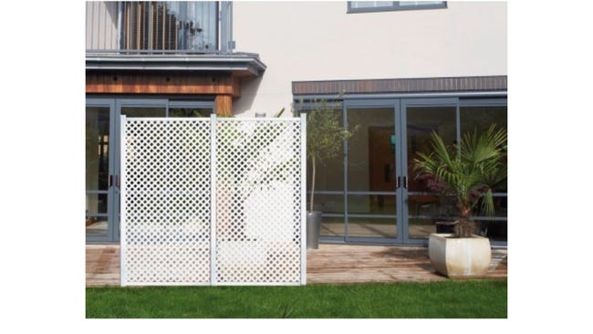 Leroymerlin Profilo NORTENE MOSAIC/PRIVAT in polipropilene H 200 x L 5.6 bianco Online Outlet