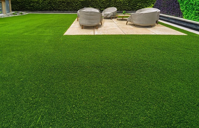 Leroymerlin Erba artificiale 15 mm 4F GROUP Drenante al rotolo 5 x 2 m 10 m² Lightning offer