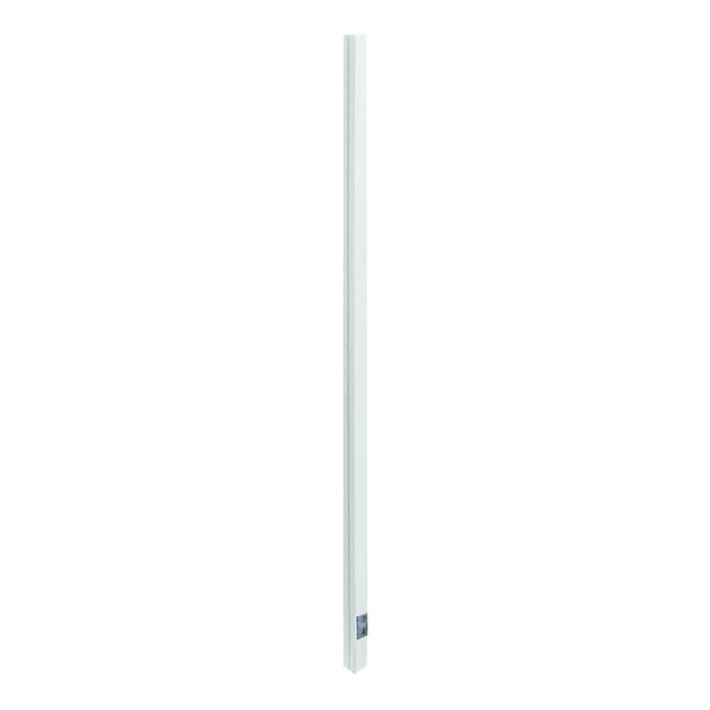 Leroymerlin Palo in ALLUMINIO NORTENE MOSAIC/PRIVAT quadrato H 215 cm x L 6 cm x L 6 cm bianco