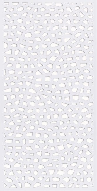 Leroymerlin Traliccio fisso MOSAIC in polipropilene bianco L 100 X H 200 cm 5 mm