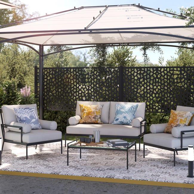 Leroymerlin Traliccio fisso MOSAIC in polipropilene grigio L 100 X H 200 cm 5 mm Fino al 65% di sconto