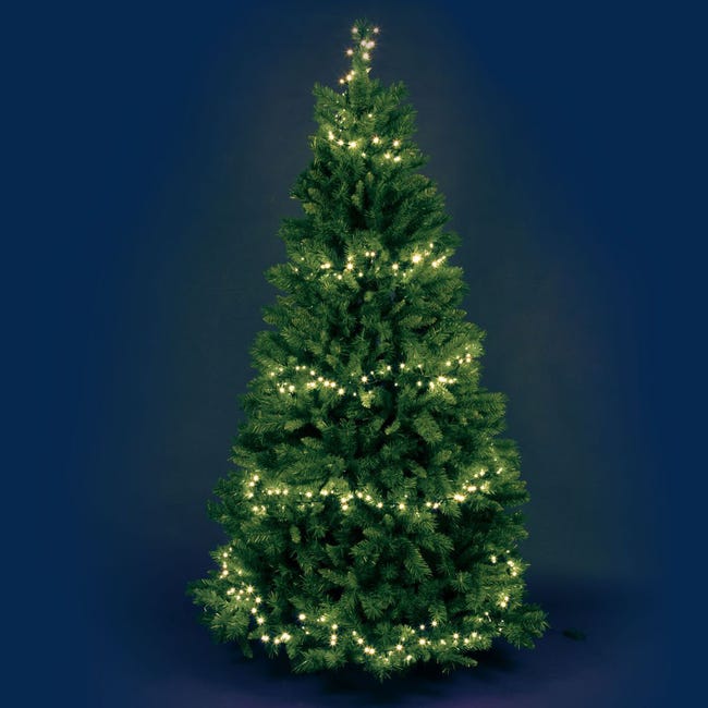 Leroymerlin Catena luminosa 1000 lampadine LED bianco caldo Led Mini cluster 20.5 m In Linea