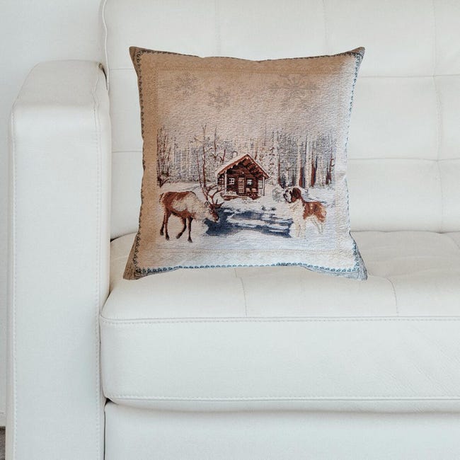 Leroymerlin Cuscino Laggan beige 42 x 42 cm Shopping Online