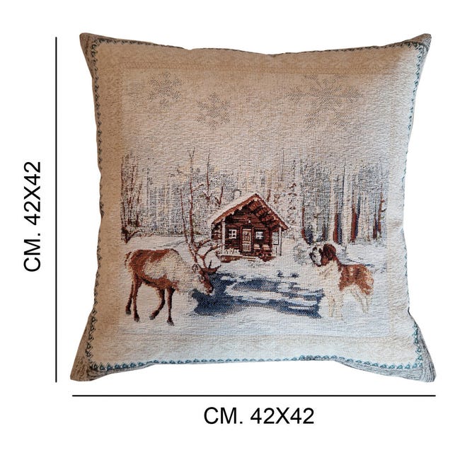 Leroymerlin Cuscino Laggan beige 42 x 42 cm Shopping Online