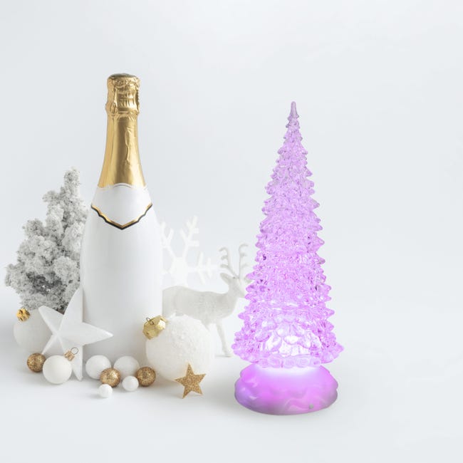 Leroymerlin Albero luminoso ghiaccio multicolore H 27 cm Prezzo Ridotto