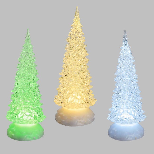 Leroymerlin Albero luminoso ghiaccio multicolore H 27 cm Prezzo Ridotto