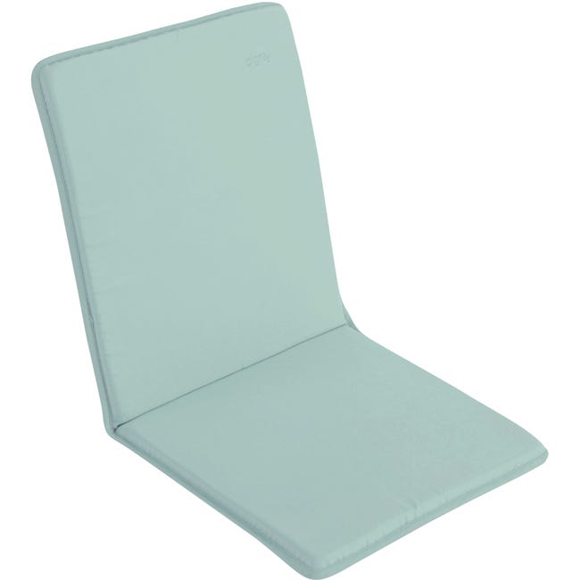 Leroymerlin Cuscino per sedia a sdraio in poliestere BIGREY verde 97 x 47 x Sp 3 cm Sottocosto