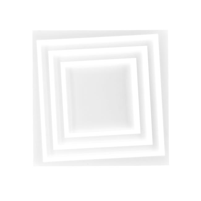 Leroymerlin Plafoniera LED design Kundili bianco 5.5x5.6 cm luce con 3 temperature di colore dimmerabile 8800 lumen INSPIRE Vendita Economica