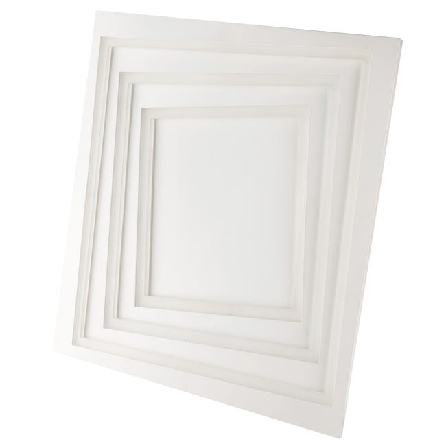 Leroymerlin Plafoniera LED design Kundili bianco 5.5x5.6 cm luce con 3 temperature di colore dimmerabile 8800 lumen INSPIRE Vendita Economica