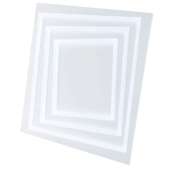 Leroymerlin Plafoniera LED design Kundili bianco 5.5x5.6 cm luce con 3 temperature di colore dimmerabile 8800 lumen INSPIRE Vendita Economica