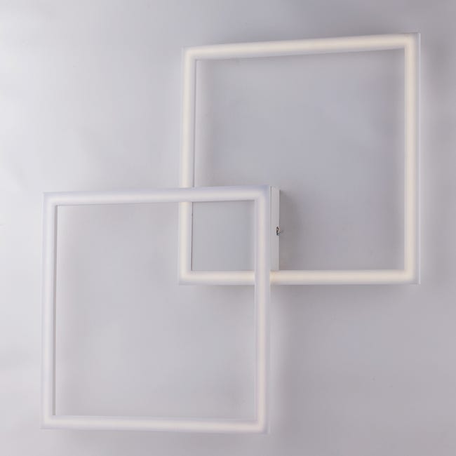 Leroymerlin Plafoniera LED moderno KIRA bianco35 cm luce naturale Moda