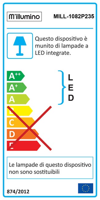 Leroymerlin Plafoniera LED moderno KIRA bianco35 cm luce naturale Moda