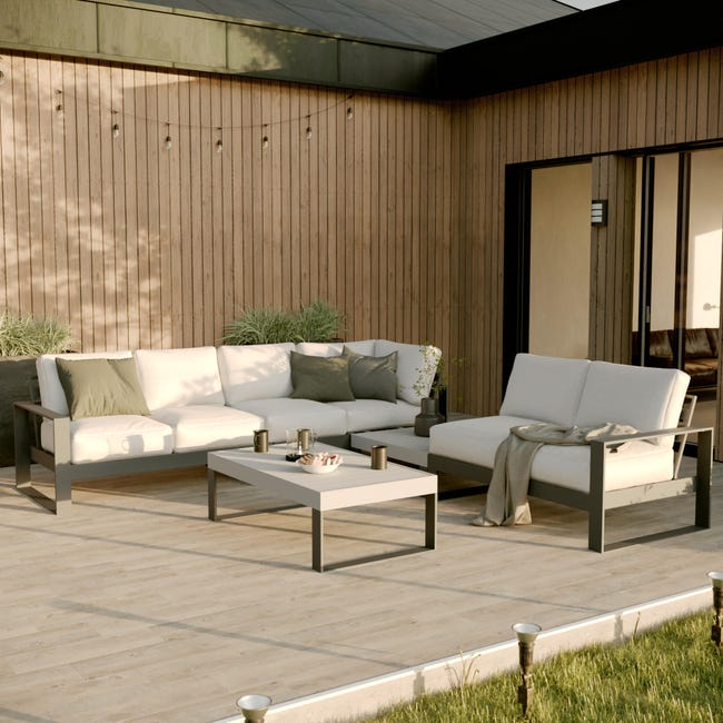 Leroymerlin Applique moderno da esterno Montreal grigio INSPIRE IP44 Shopping online